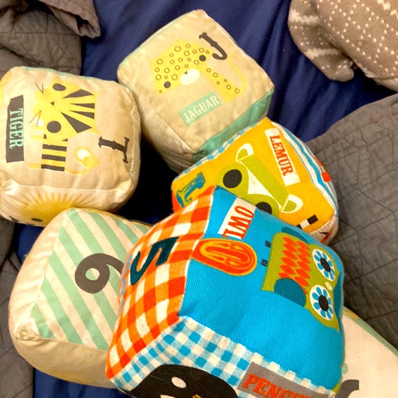 Land Of Nod Toys Land Of Nod 2 Generations Of Blocks 2 Blocks From One Set And 4 From The